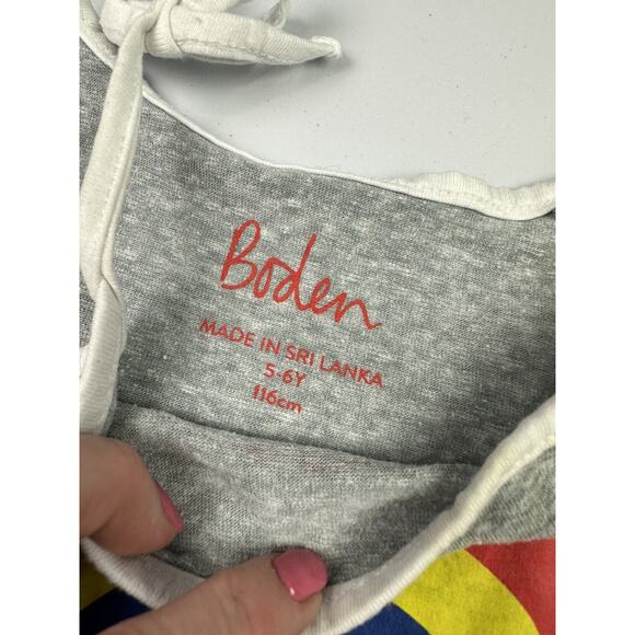 Girls Mini Boden Rainbow Romper Size 5 - 6 years - Picture 5 of 5